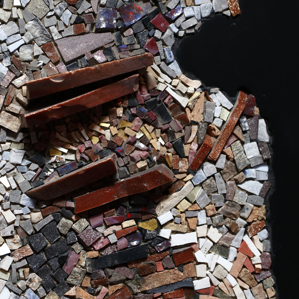 mosaico conchiglia michela marcon grado agosto 2025 dettaglio ferite squared