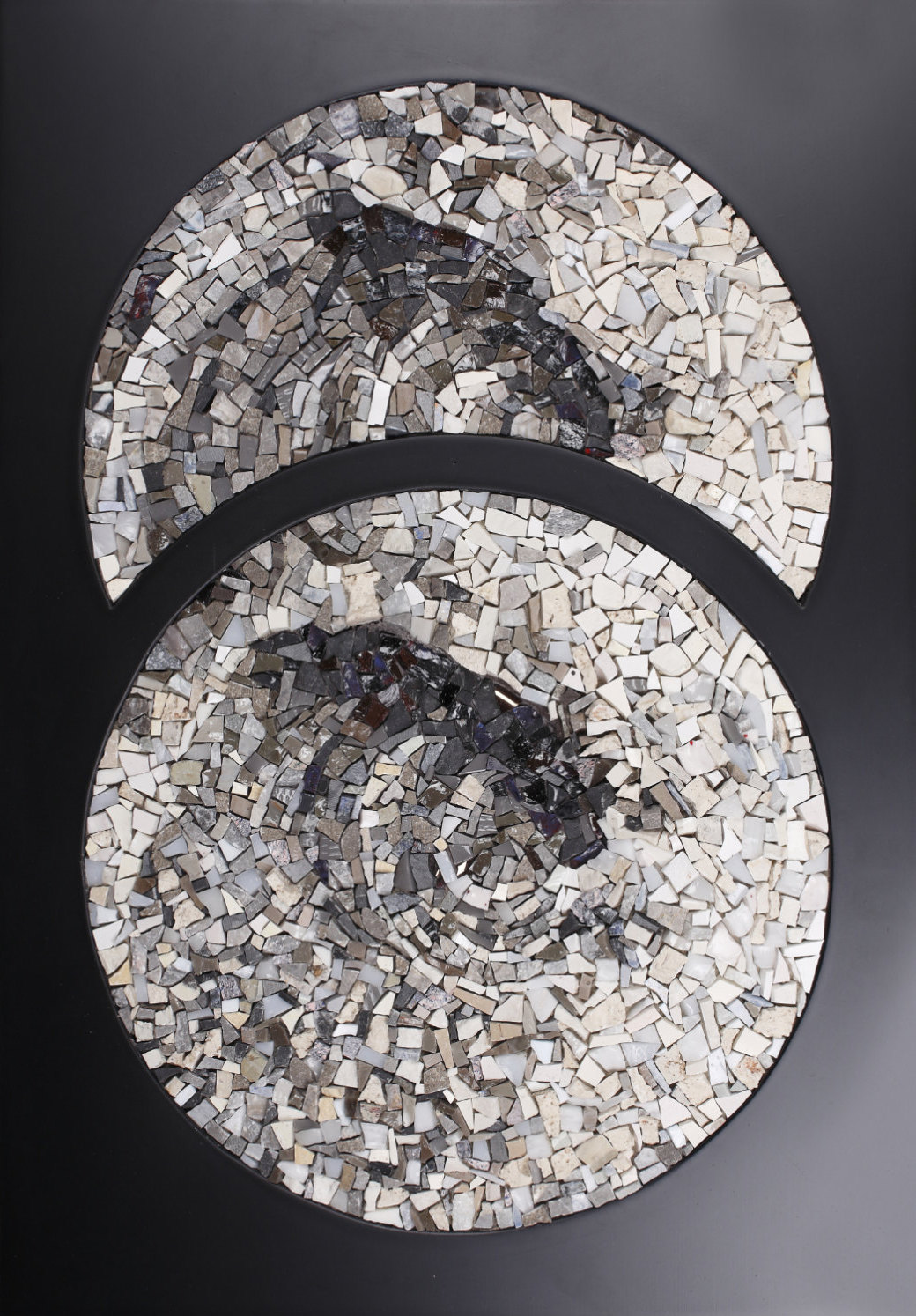 mosaico conchiglia michela marcon grado agosto 2025 pelle di pietra memoria dello sguardo